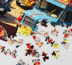 Springbok State Fair puzzle showing eco-friendly materials and US-made craftsmanship.