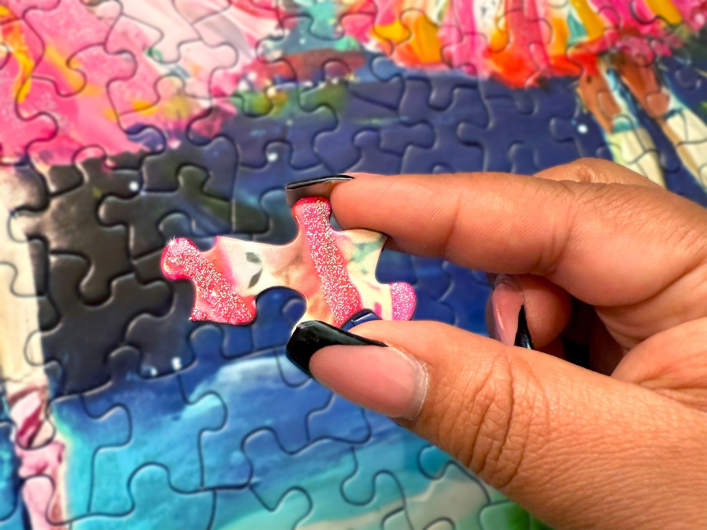 Poster included with Sugar Plum Fairies puzzle for reference and display