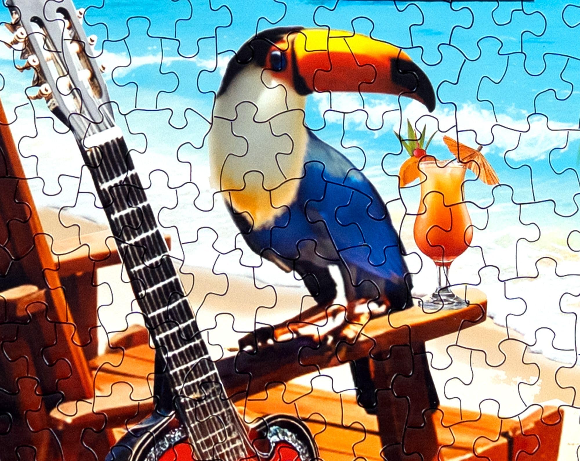 Springbok Tropical Paradise puzzle is proudly made in the USA, supporting quality craftsmanship and durable packaging.