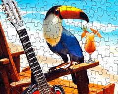 Springbok Tropical Paradise puzzle is proudly made in the USA, supporting quality craftsmanship and durable packaging.