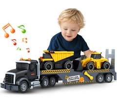 SpringFlower 21-inch semi truck set for toddlers encourages active play and coordination.