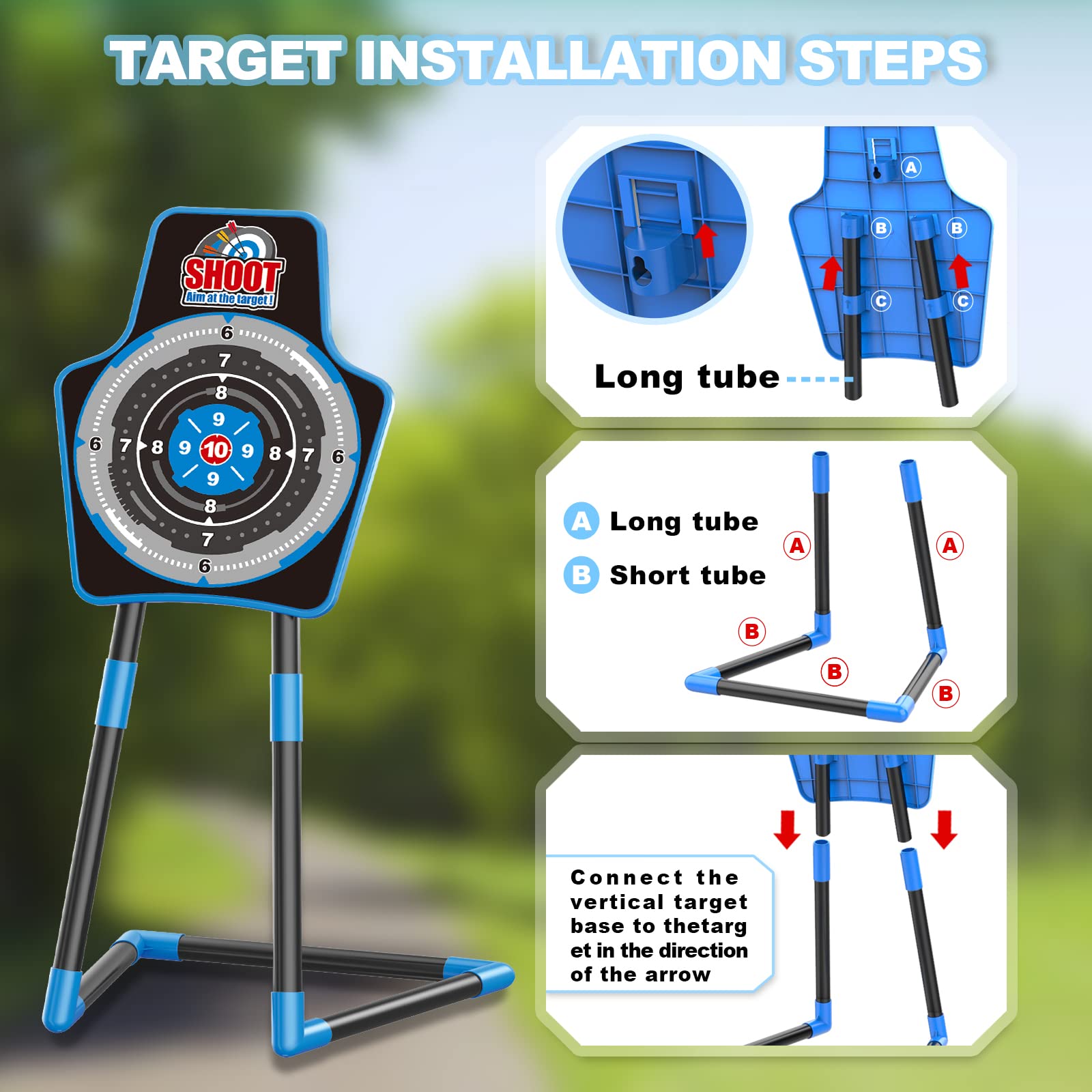 SpringFlower adjustable shoulder strap quivers keep arrows ready and easy to carry.