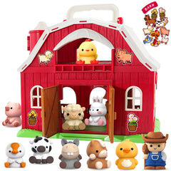 SpringFlower big barn toy foldable for easy storage and on-the-go play.