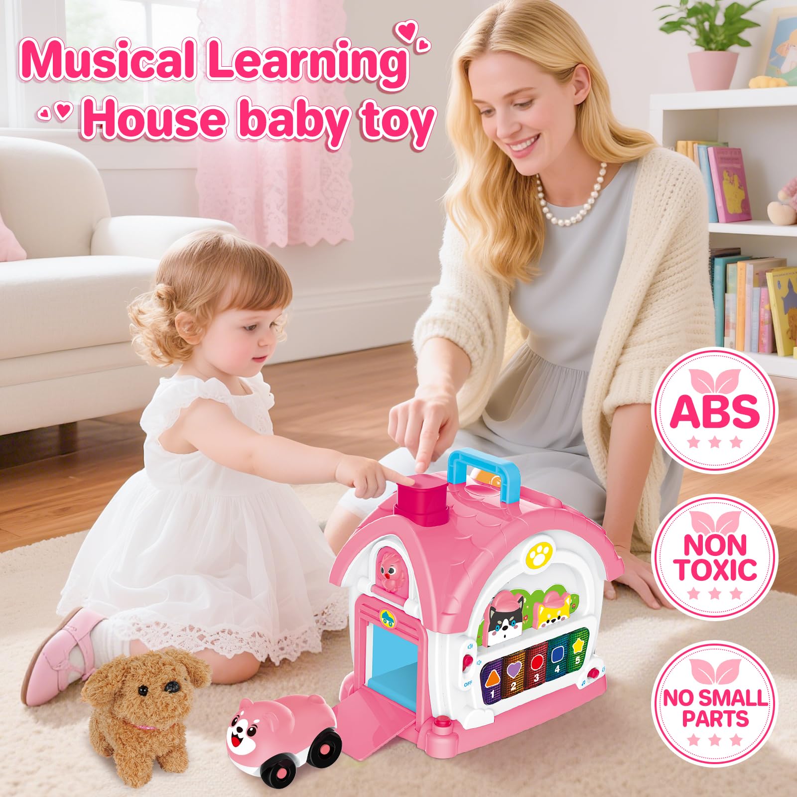 SpringFlower durable toy with rounded edges designed for safe, long-lasting use.
