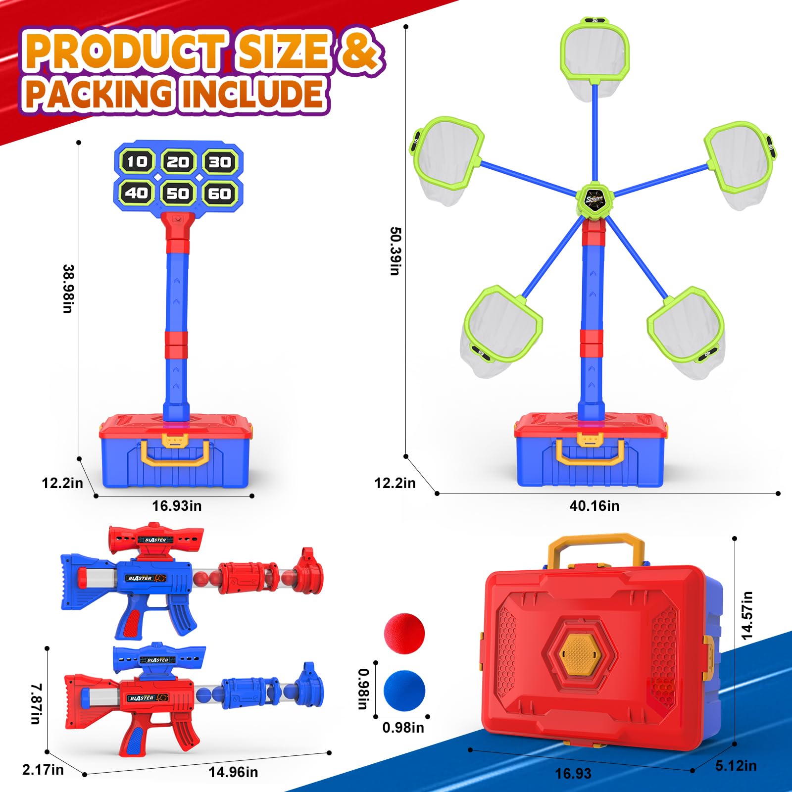 SpringFlower easy assembly and portable design for indoor and outdoor fun.