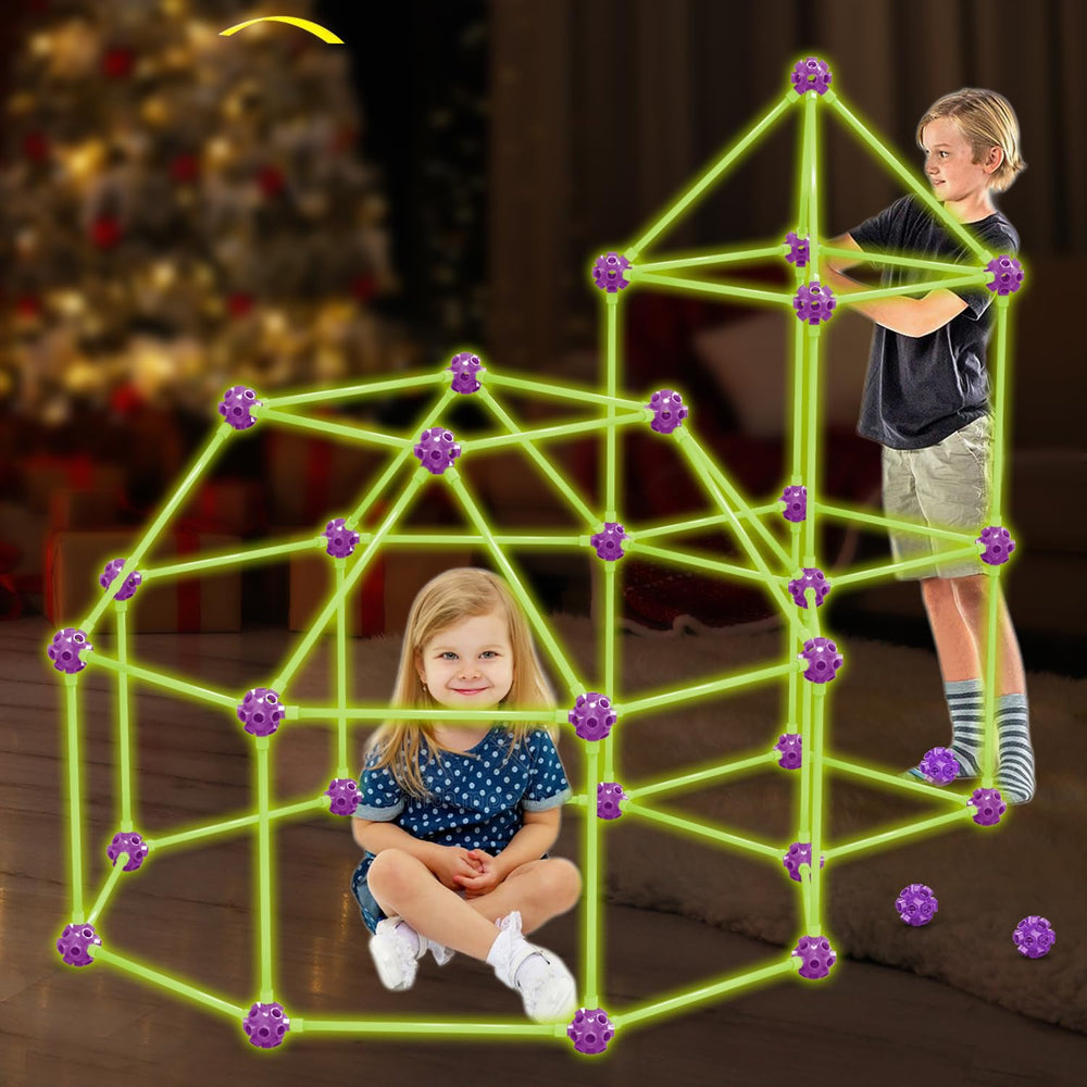 SpringFlower family-fort-play invites shared storytelling and teamwork during building.