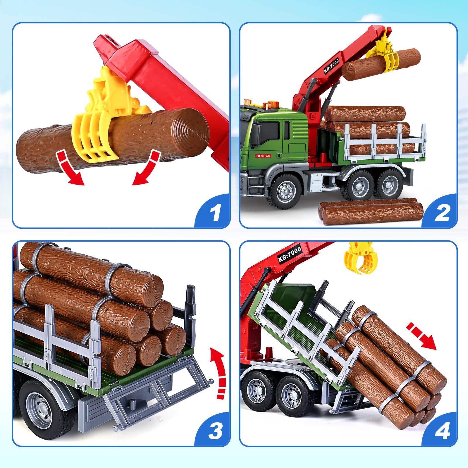 SpringFlower farm truck toy arrives in an attractive gift box.