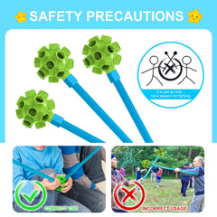 Durable ABS plastic construction in SpringFlower Fort Building Kit for long-lasting play.