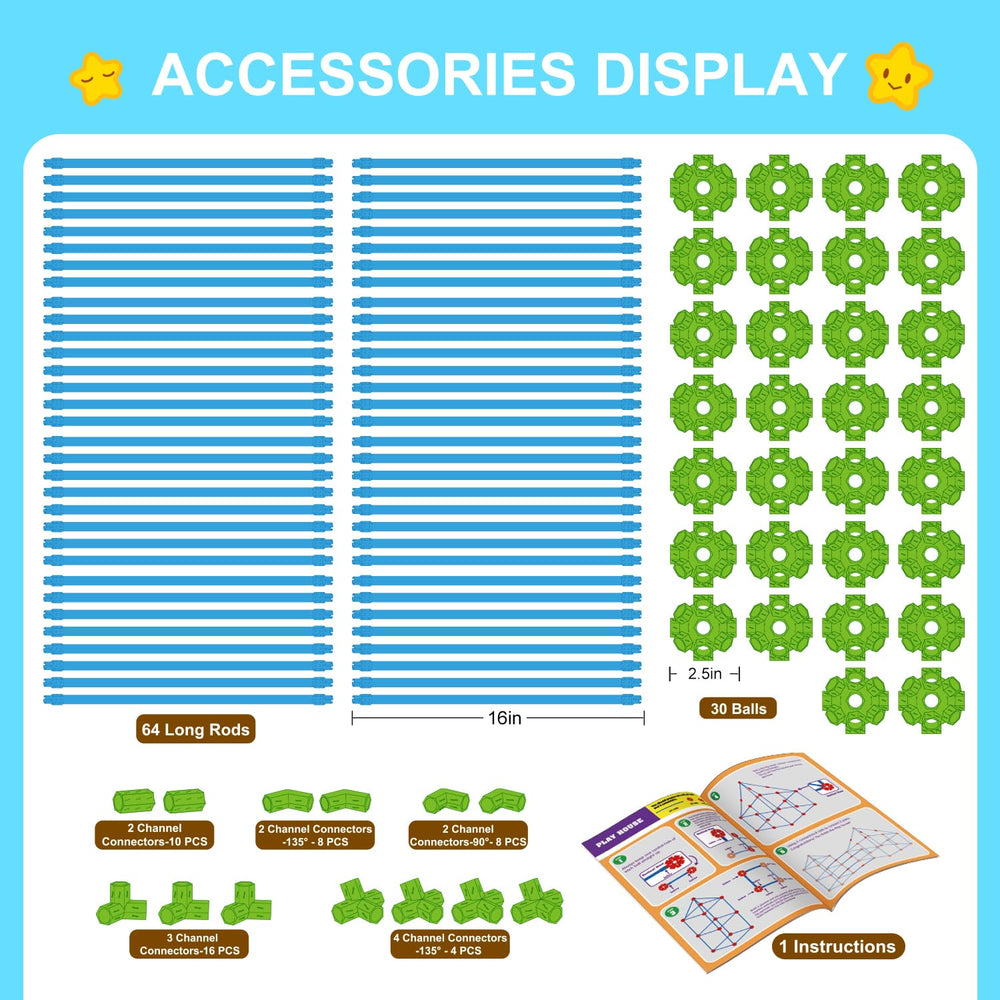 Large fort concepts with SpringFlower kit for indoor or outdoor fun.