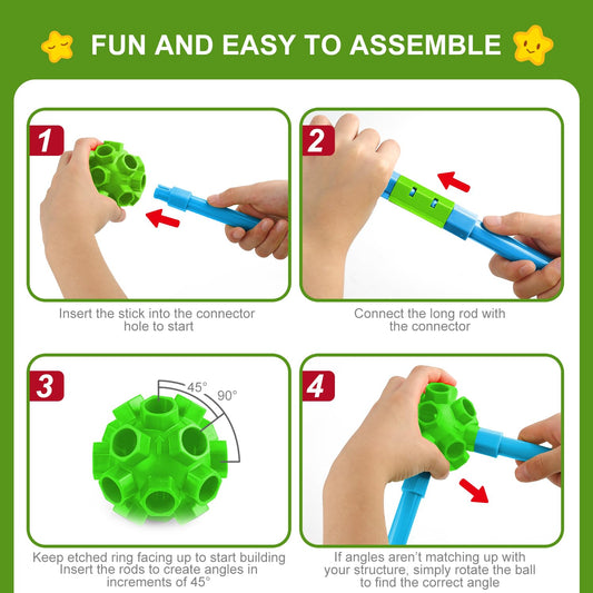 SpringFlower Fort Kit assembly—step-by-step guide supports quick, sturdy builds