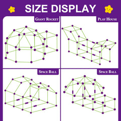 SpringFlower fort-parts-connectors provide sturdy links for versatile fort construction.