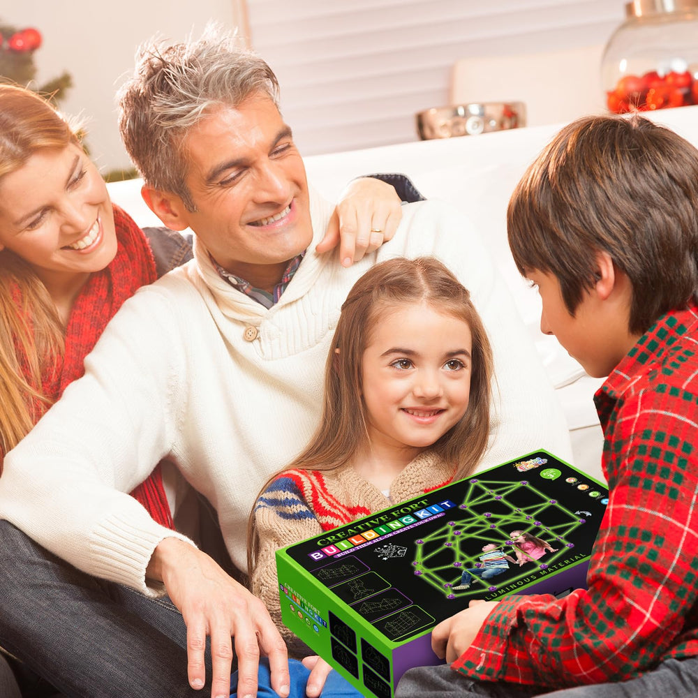SpringFlower Glow Fort uses ABS-safe plastic for durable, kid-friendly colors.