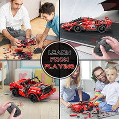 Kids build and race with SpringFlower building kit