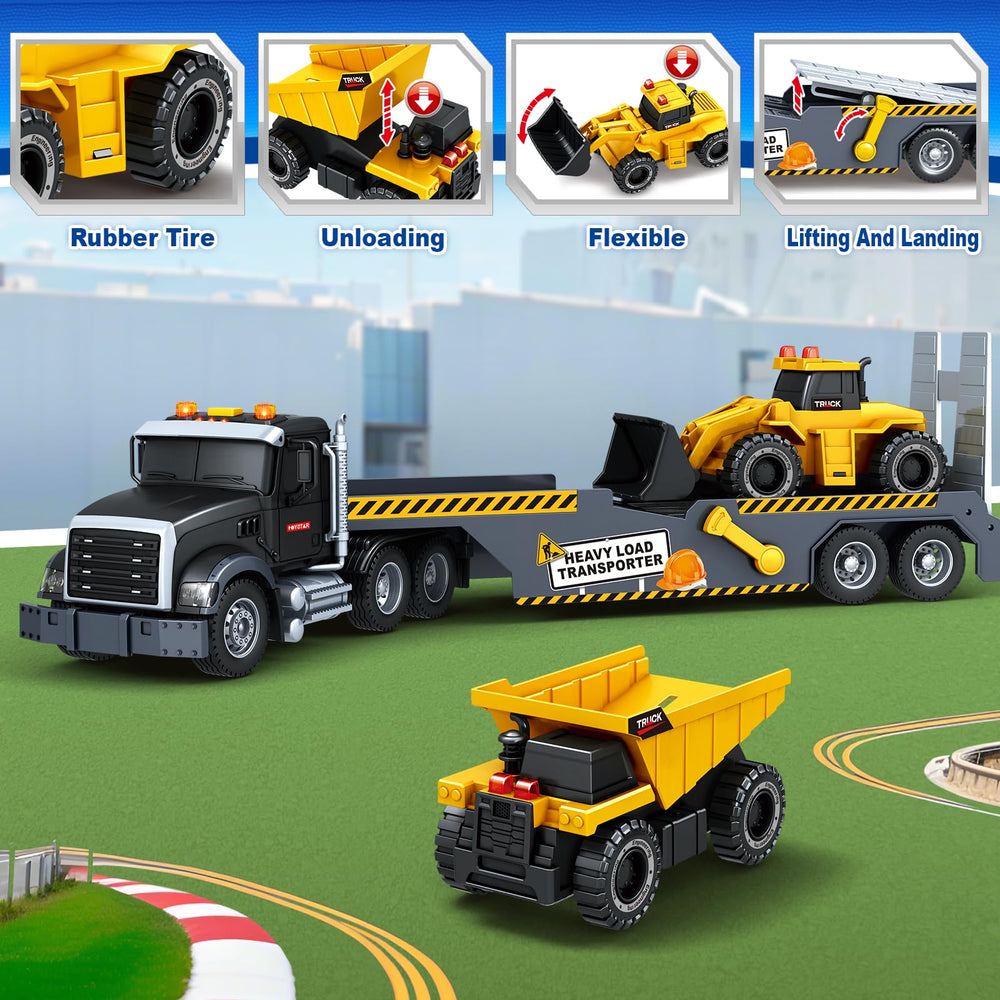 SpringFlower knuckle and movable tailboard enable versatile role-play.