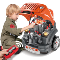 SpringFlower large-truck-engine-toy-set promotes imaginative play and hands-on learning.