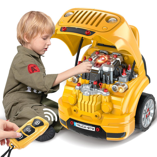 SpringFlower repair-vehicle-set-parts: colorful components for hands-on learning and imaginative play.