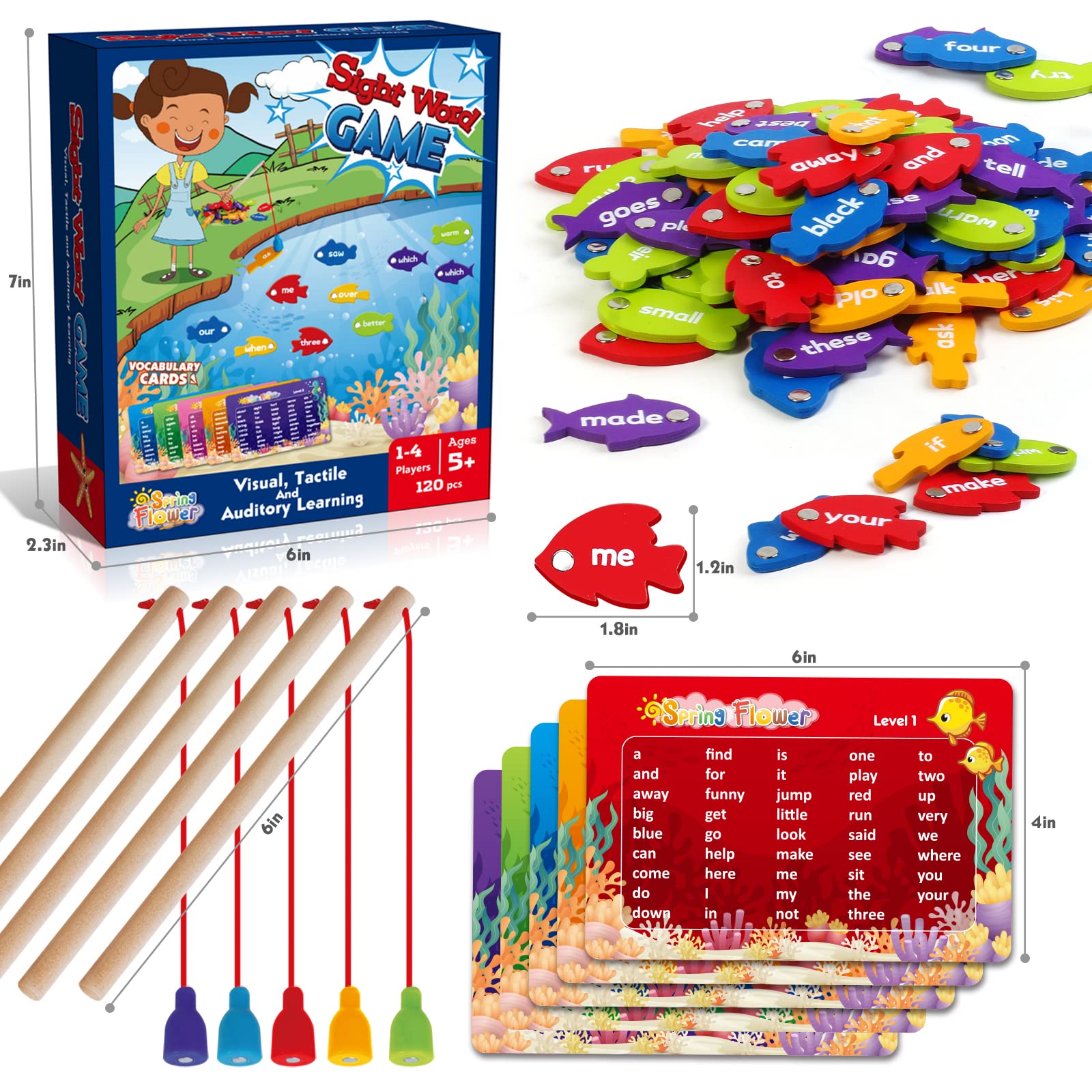 SpringFlower safe, smooth-edged wood ensures durable, kid-friendly play.