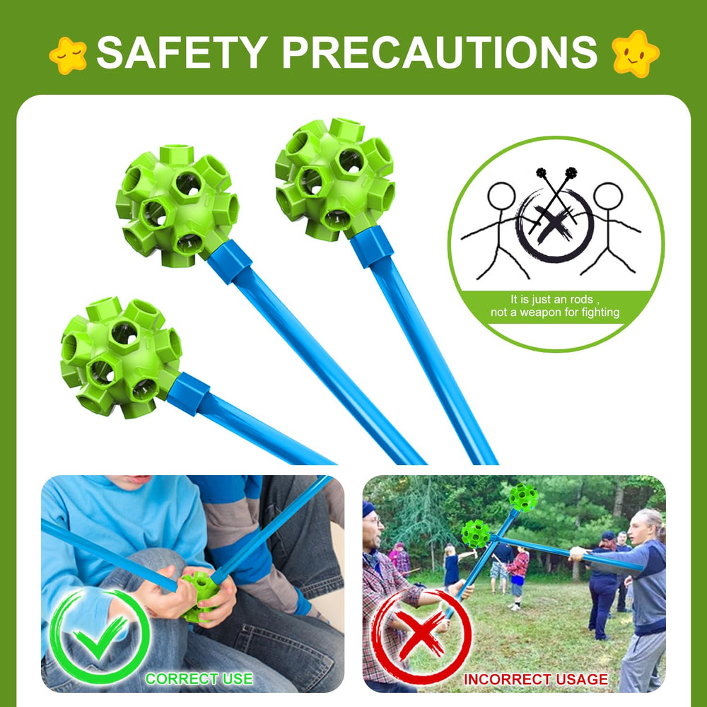 SpringFlower Fort Kit safety ABS material—durable, safe for curious hands