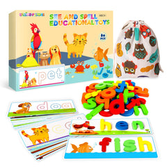 SpringFlower See & Spell flash cards boost early reading and word building.