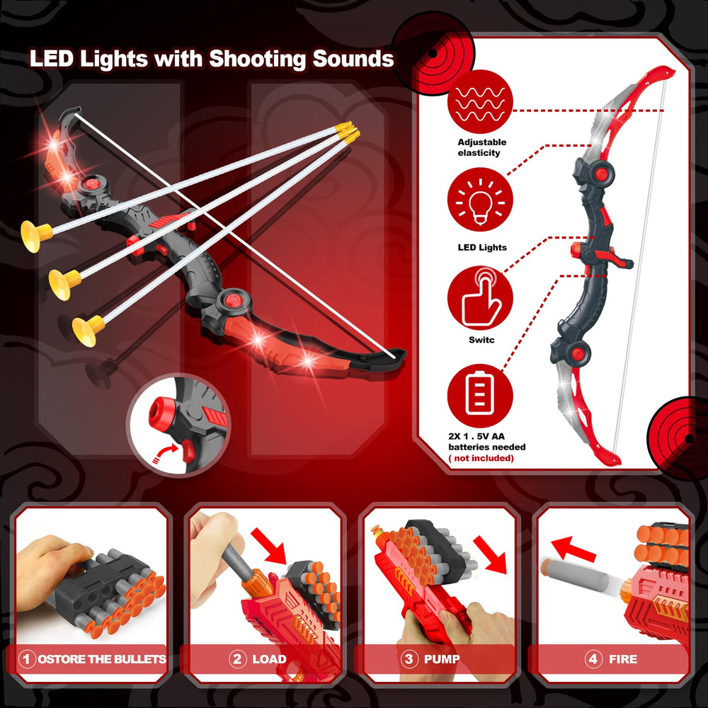 SpringFlower suction cup arrows attach firmly to targets.
