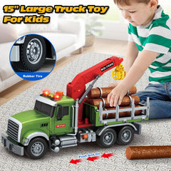 SpringFlower timber transport play supports imaginative scenarios and role-play enjoyment.