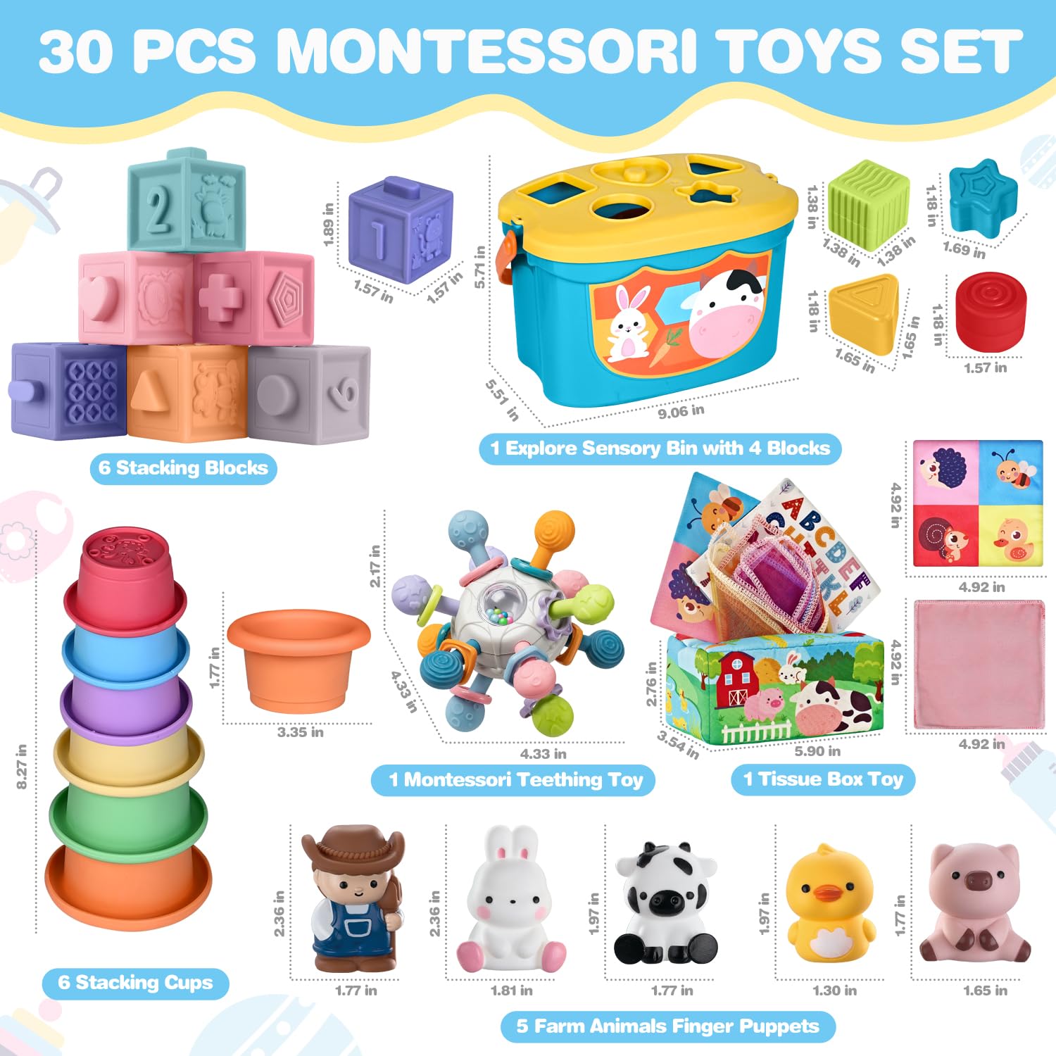 SpringFlower tissue box toy adds playful organization and sensory play during toddler activities.