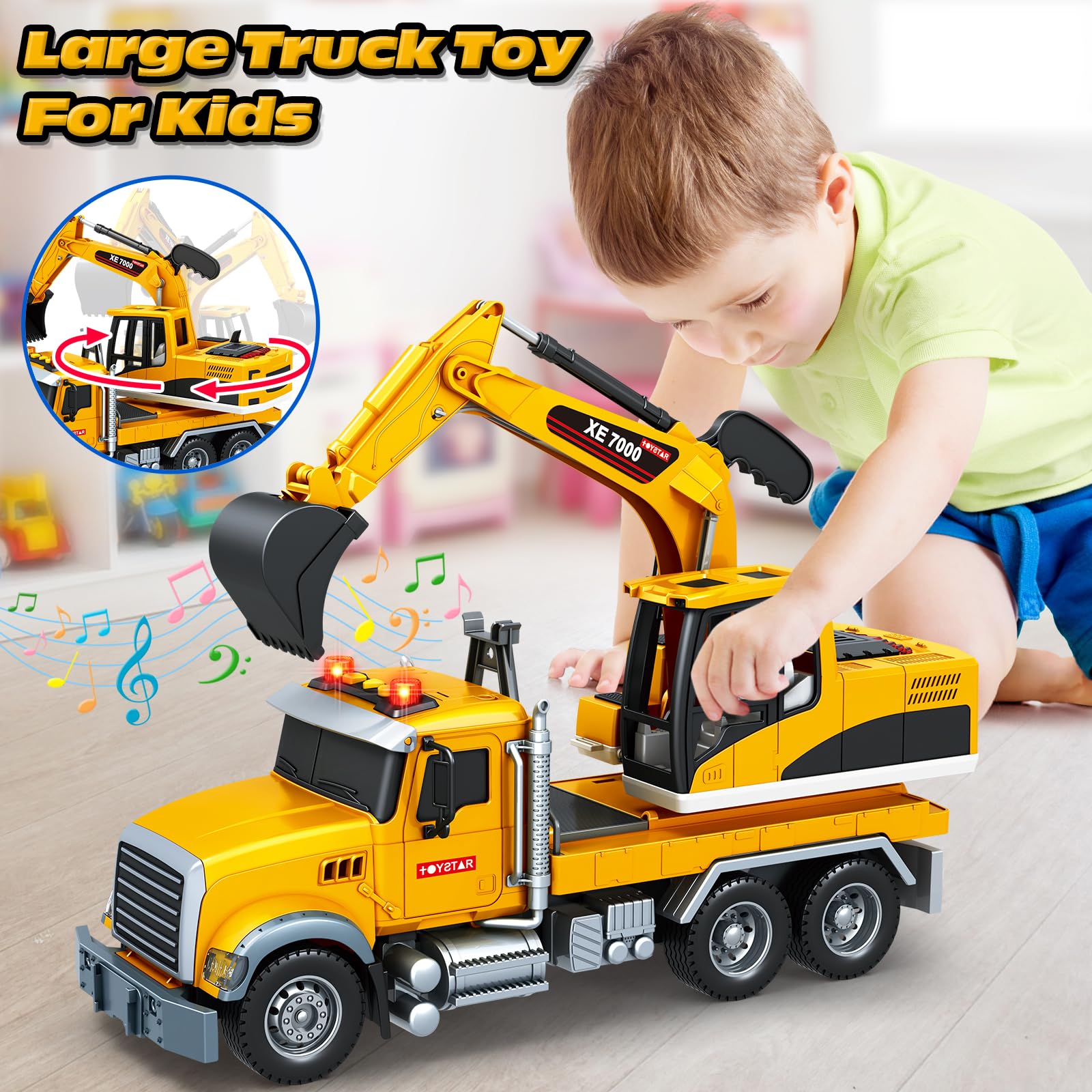 SpringFlower durable toy truck designed for long-lasting use.