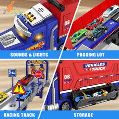 SpringFlower track lights and sounds boost racing excitement