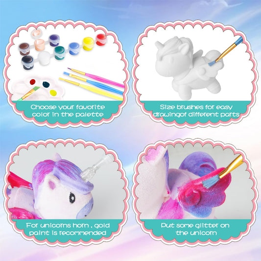 SpringFlower 12-color paints enable vibrant color mixing for kids
