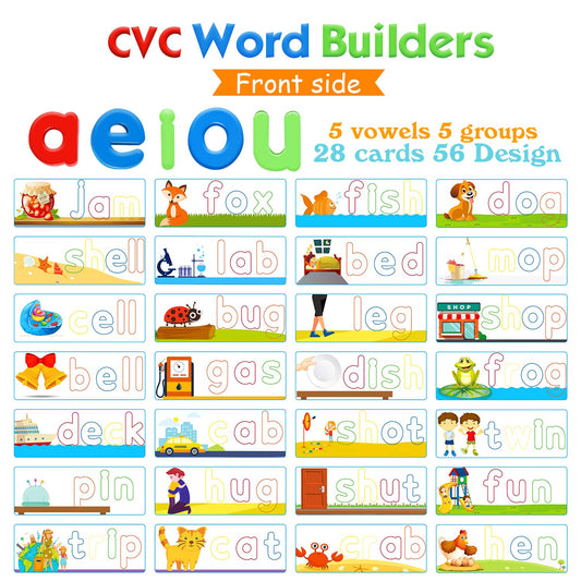 SpringFlower wooden alphabet blocks provide sturdy hands-on letter practice.