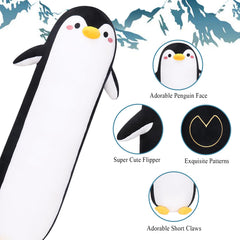 Sprinqdawin penguin pillow after unpacking, fluff and enjoy.