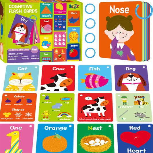 SpriteGru flashcards: alphabet and numbers with vivid images for early literacy