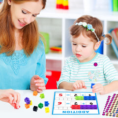 SpriteGru learning setup ideal for homeschool or classroom math activities.