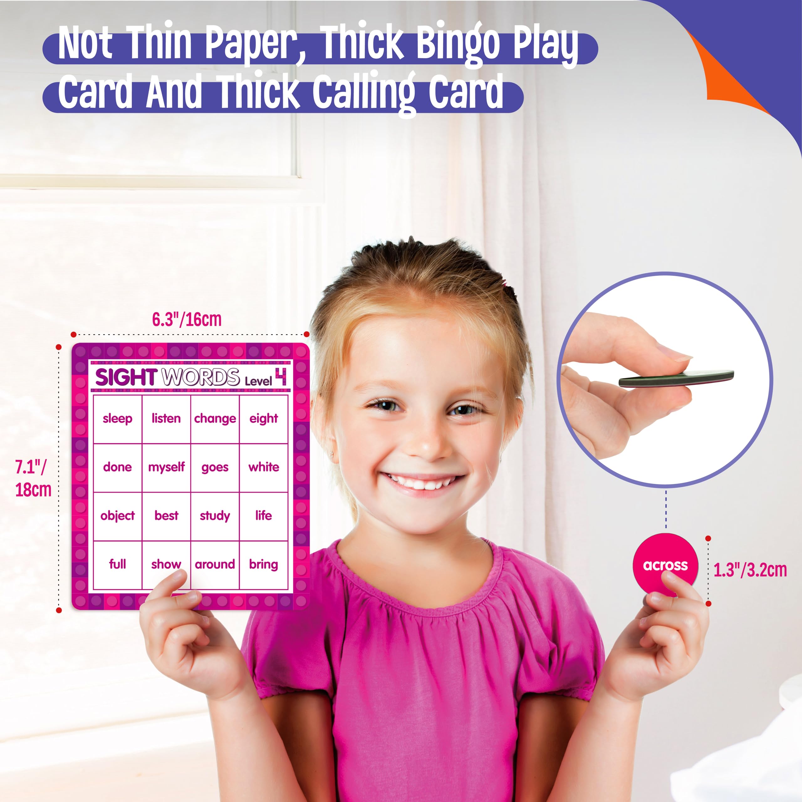 SpriteGru plastic bingo chips provide durable, reusable game pieces.