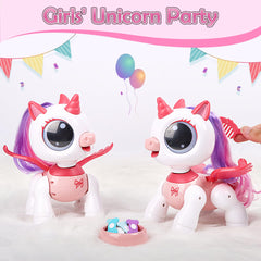 SPRSHY walking unicorn doll encourages imaginative pretend adventures