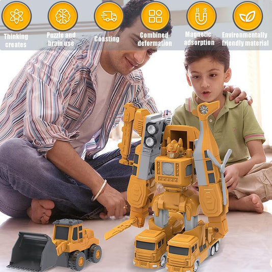 Sprstar transforming robots build sparks creativity and problem solving during play.