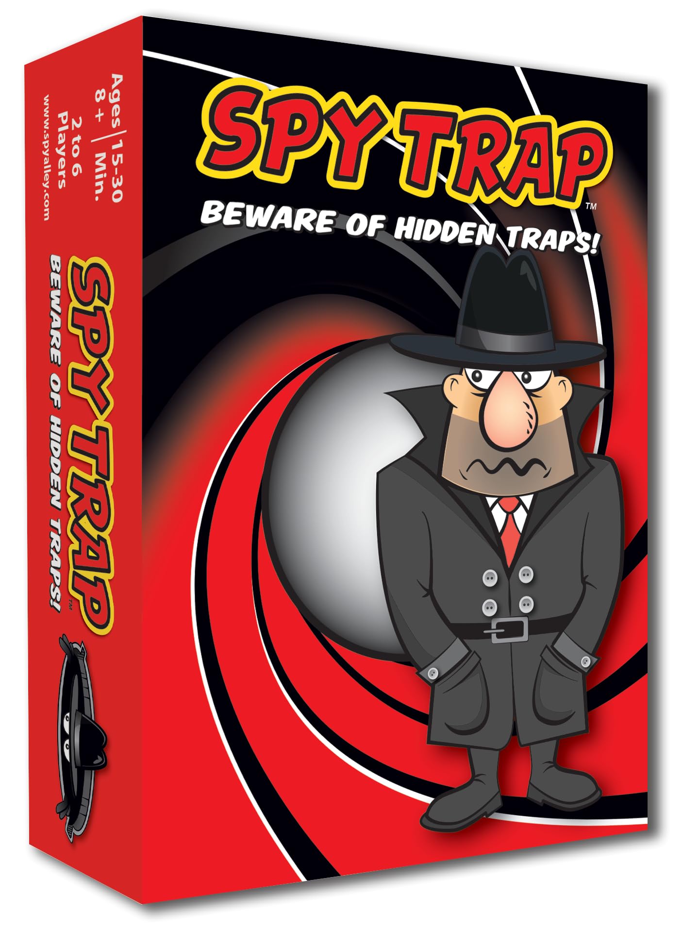 SPY Alley SPY Trap card set for strategic bidding and deception gameplay.