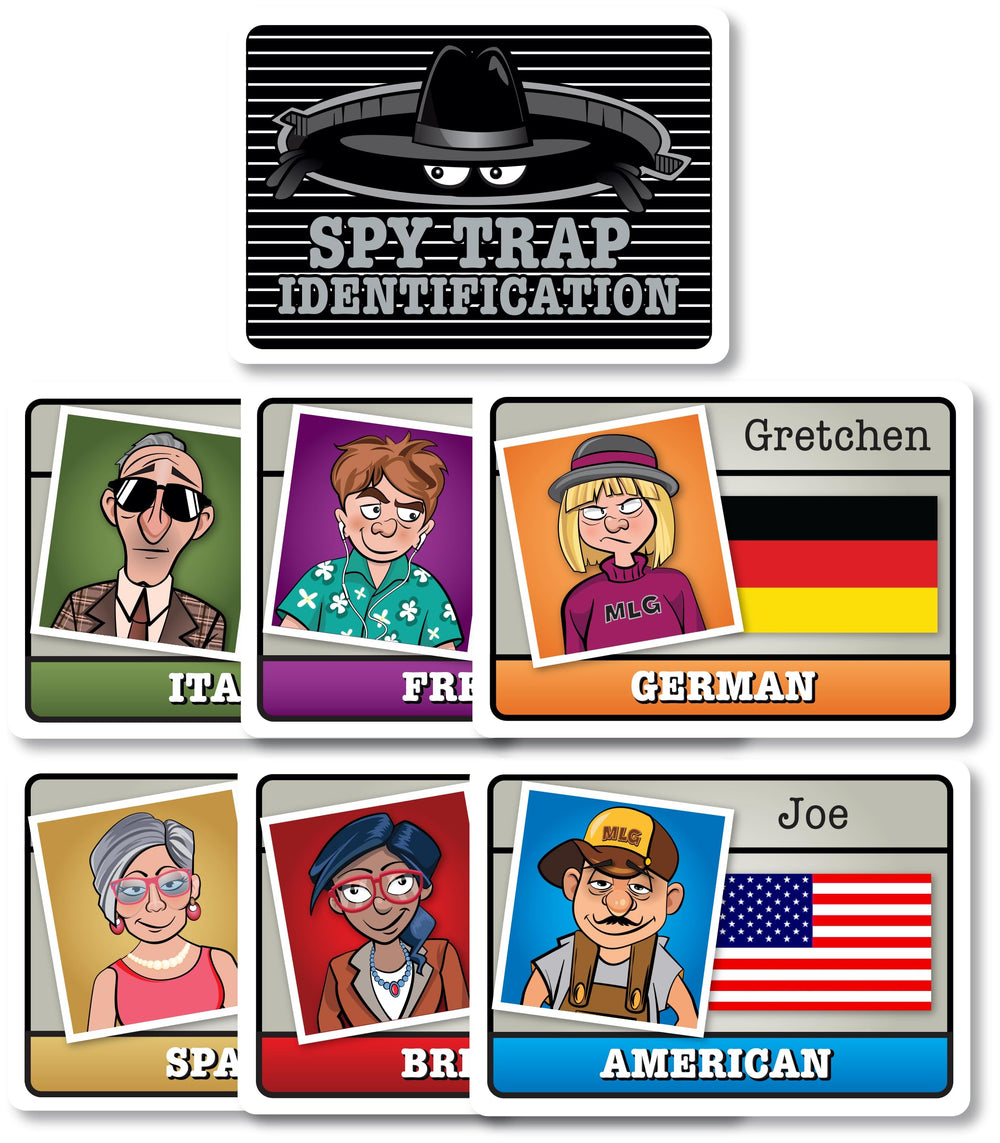 SPY Trap files deck reveals clues as you collect valuable files.