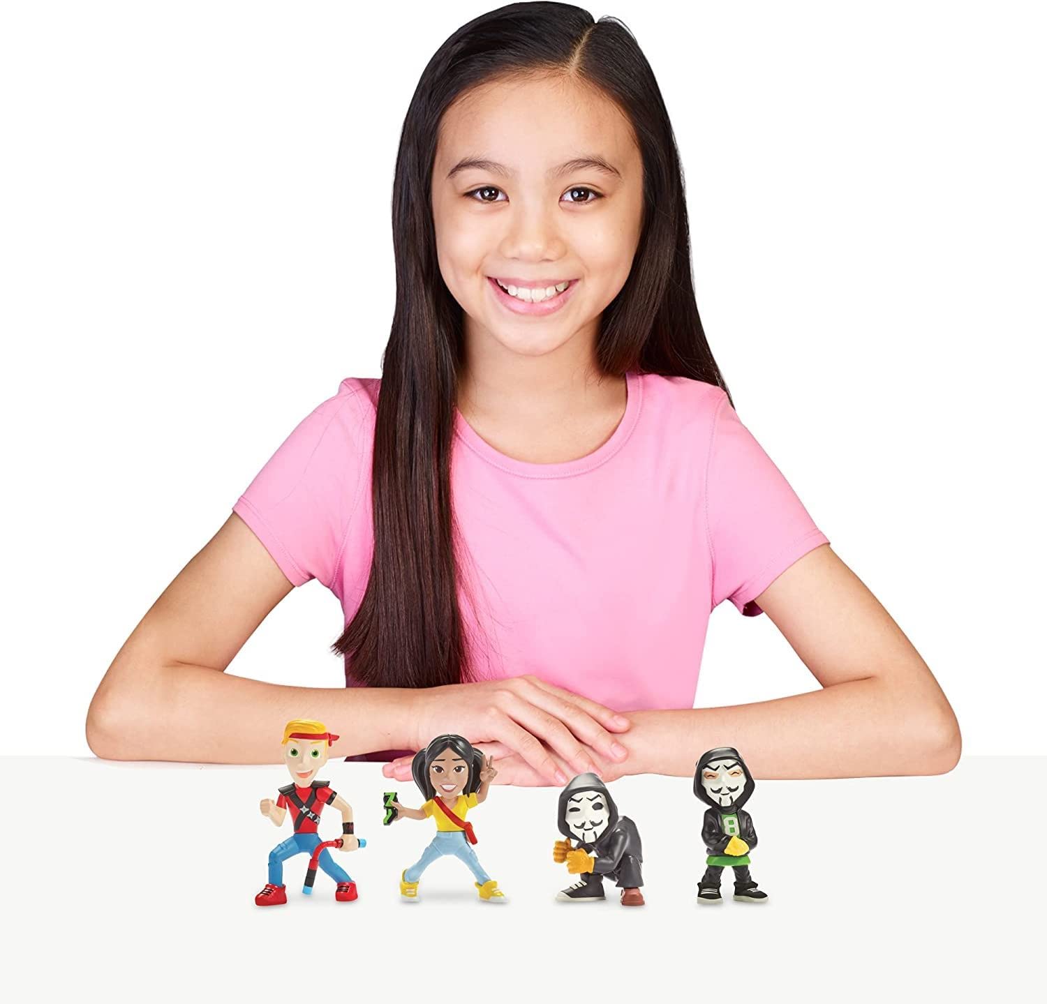 Spy Ninjas Collectible Figure 4-Pack articulation details for dynamic posing