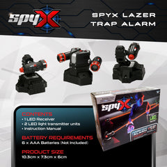 Motion sensor range up to 4 ft for versatile layouts with SpyX system