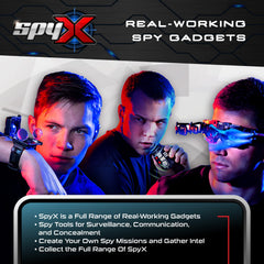 SpyX lazer trap alarm showing sound and flash alert options