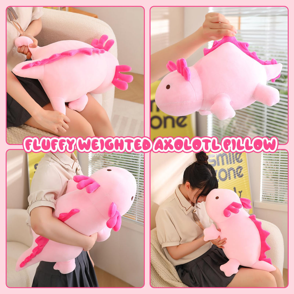 SQEQE pink axolotl plush makes a thoughtful gift.