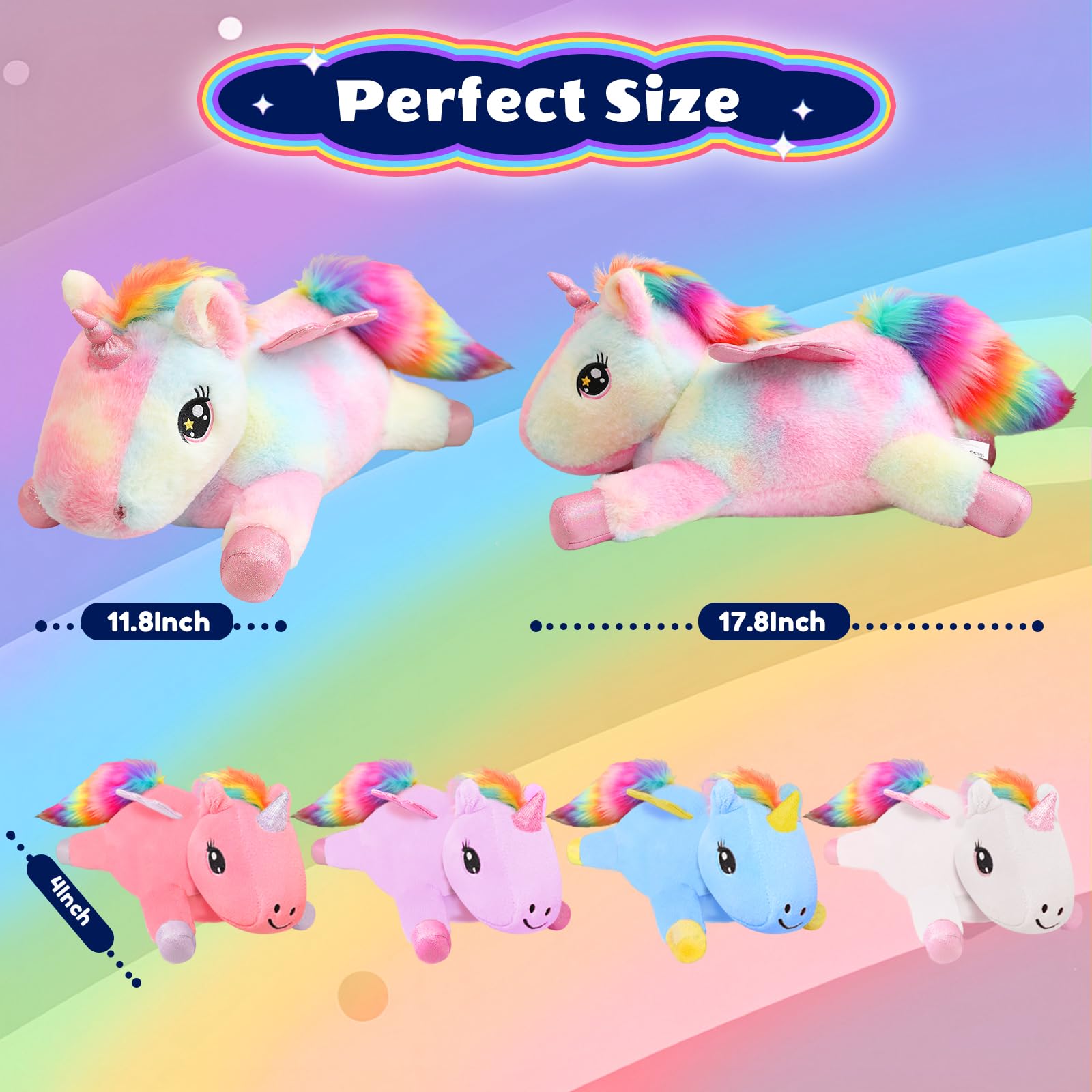 SQEQE baby unicorns detachable for creative storytelling and nurturing play