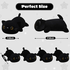 SQEQE black cat with zipper belly, perfect for delivery play.