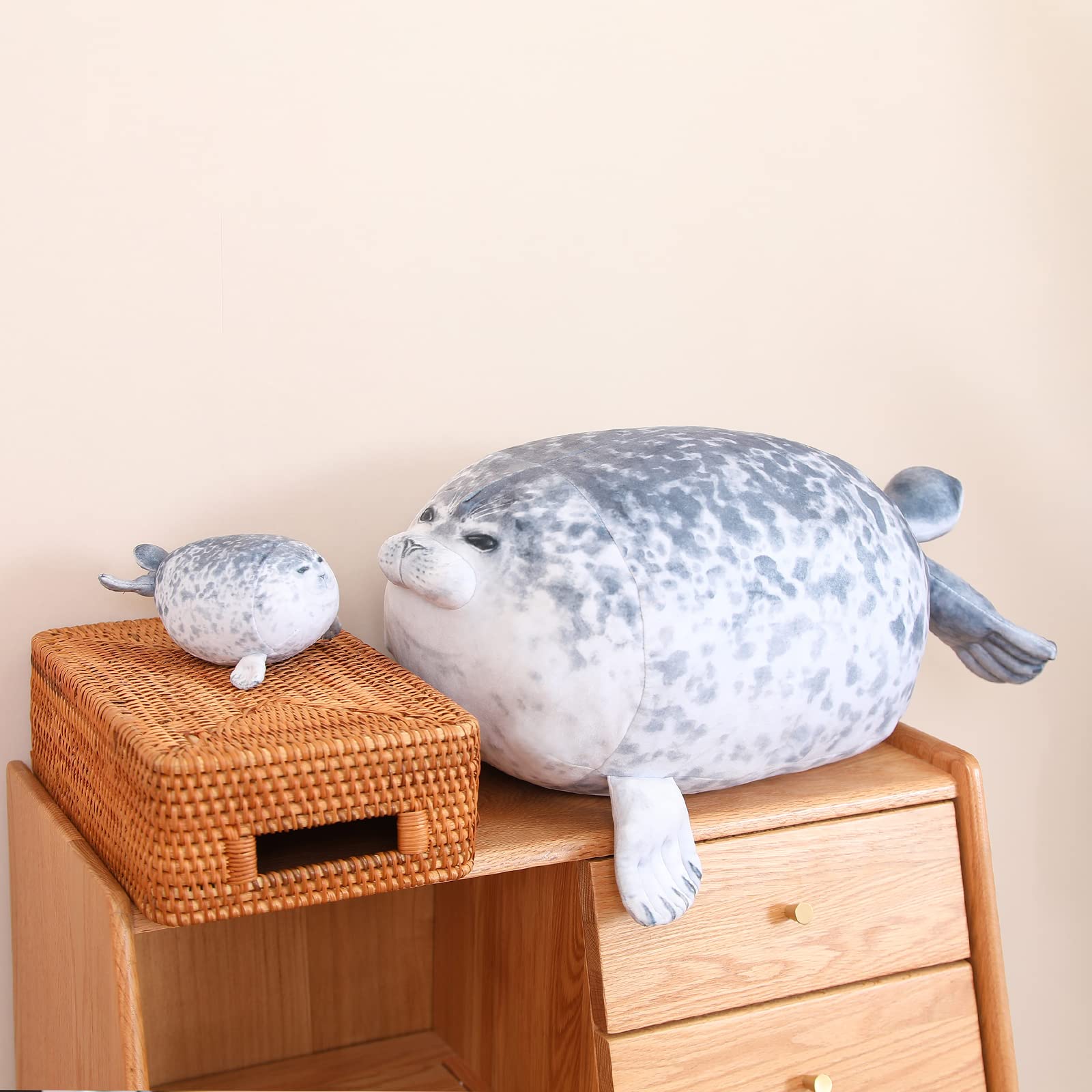 SQEQE Chubby Seal Pillow Plush uses soft PP cotton for cozy, skin-friendly cuddles.