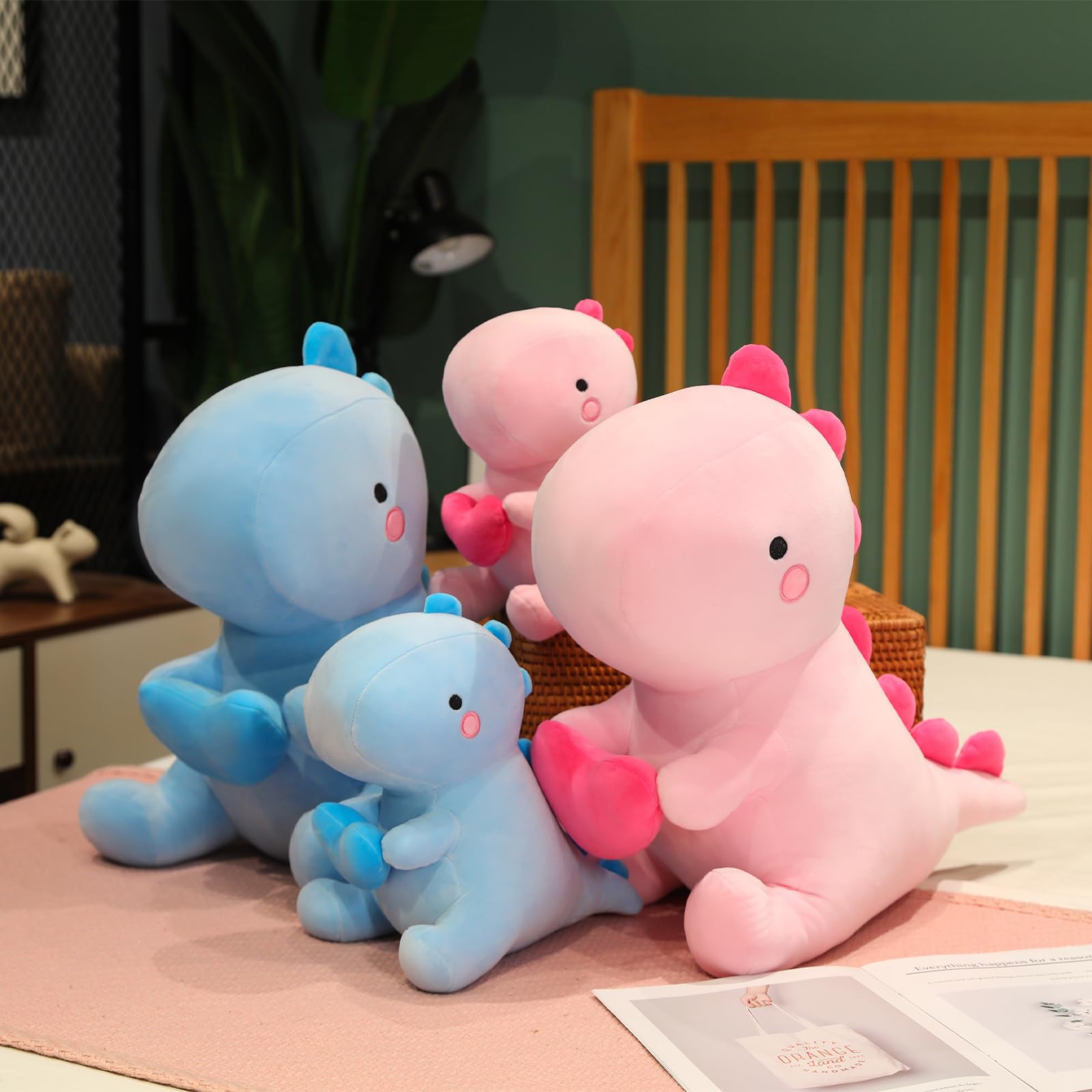 SQEQE cuddle ready dinosaur plush perfect for bedtime hugs