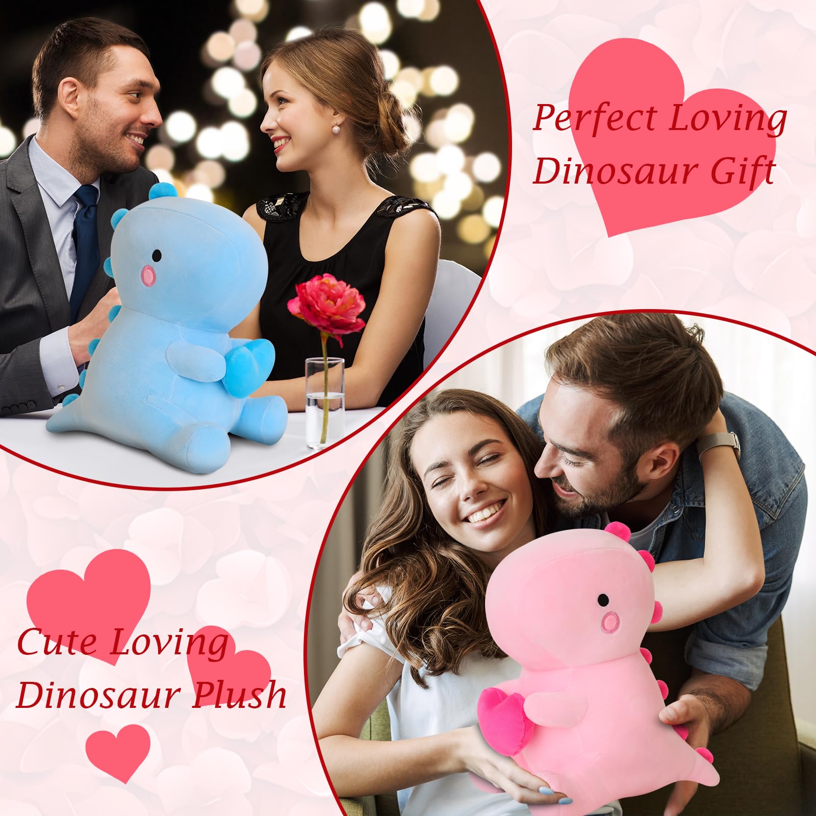SQEQE dinosaur plush with open arms for warm hugging moments