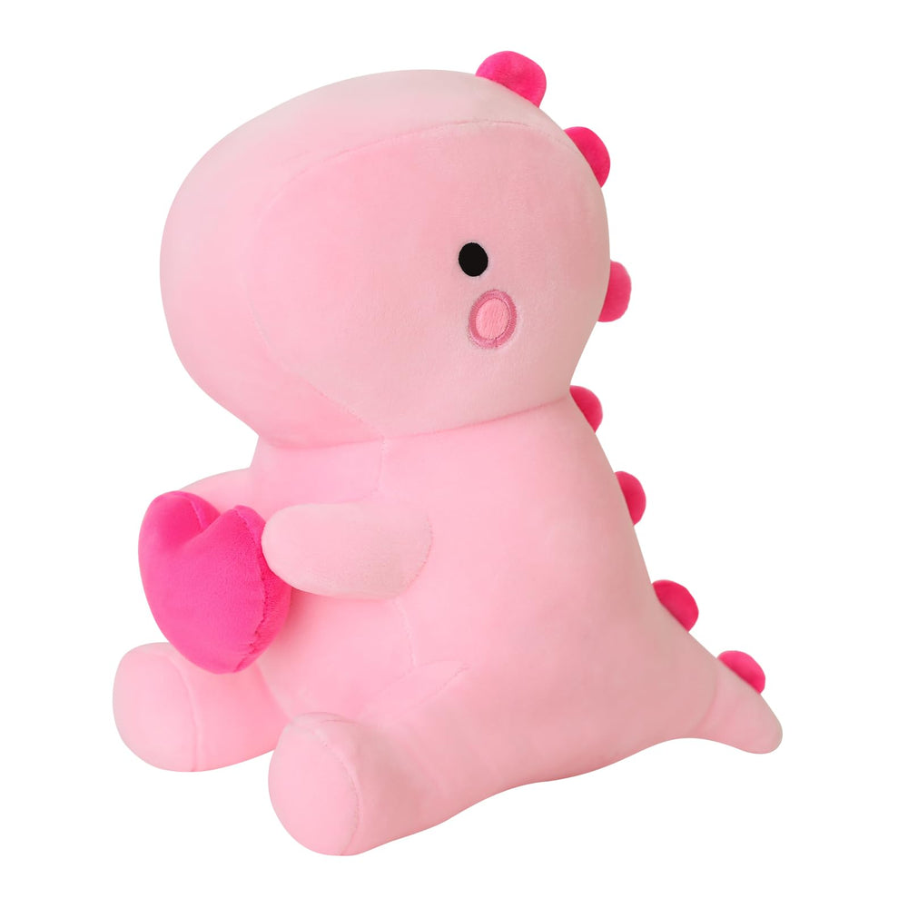 SQEQE dinosaur plush with heart on chest invites cozy hugs and affectionate moments