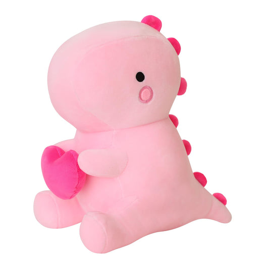 SQEQE dinosaur plush with heart on chest invites cozy hugs and affectionate moments