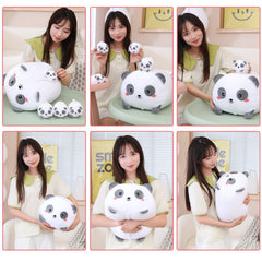 SQEQE Panda Mommy and babies set, perfect for bedtime stories and play.